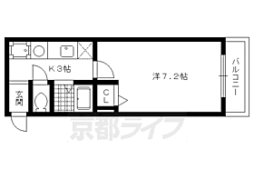 京都府京都市上京区椹木町通浄福寺西入中務町（賃貸マンション1K・2階・23.20㎡） その2