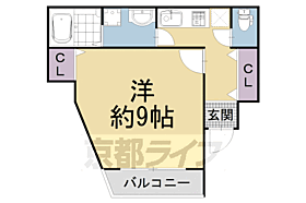 Ｈａｂｉｔａｔｉｏｎ西洞院 206 ｜ 京都府京都市中京区薬師町（賃貸アパート1K・2階・29.65㎡） その2