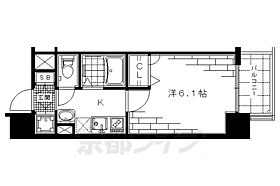 京都府京都市上京区一条通千本西入泰童片原町（賃貸マンション1K・3階・21.11㎡） その2