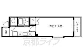 京都府京都市右京区西京極東大丸町（賃貸マンション1K・1階・22.00㎡） その2