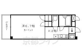 京都府京都市上京区下長者町通葭屋町上る元福大明神町（賃貸マンション1K・2階・20.00㎡） その2