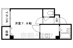 サンロイヤル大宮 101 ｜ 京都府京都市下京区大宮2丁目（大宮通花屋町下ル）（賃貸マンション1K・1階・22.02㎡） その2