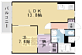 九条住宅ビルC棟1階12.4万円
