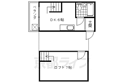 マンションＶ3 3階1DKの間取り