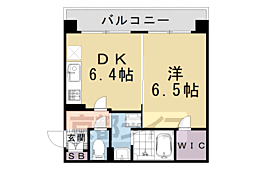 ＫＤＸレジデンス西大路 5階1DKの間取り