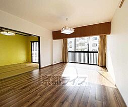 阪急嵐山線 松尾大社駅 徒歩10分の賃貸マンション 3階2LDKのリビング/ダイニング