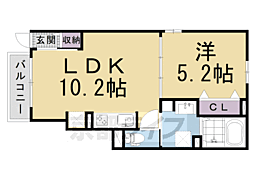 間取図画像 1LDK