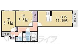 京福電気鉄道北野線 宇多野駅 徒歩33分 2階/-