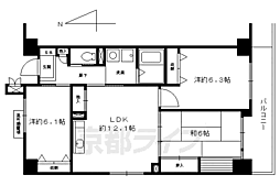 フレア五条 2階/201