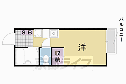 Rin'sコーポラスティブハウス2 1Kの間取図画像