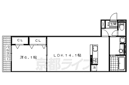 サンフェリーチェB 1階/102