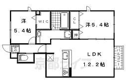 メルシー大将軍3 2LDKの間取図画像