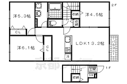 アクシスH 3LDKの間取図画像