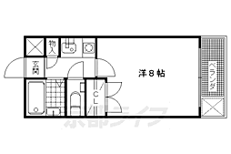 メゾンセレクト 1Kの間取図画像