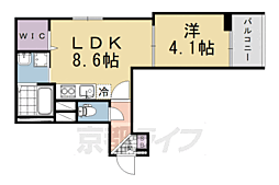 フラッツ六地蔵 1階/103