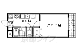 M'プラザ大住参番館 1Kの間取図画像
