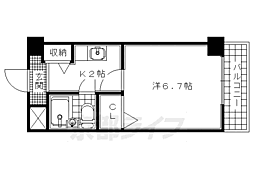 ヴィラ田辺2号館 2階/203