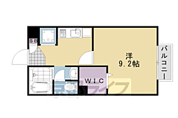 グラシューズメゾン 1Kの間取図画像