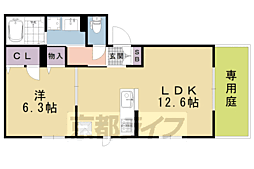 シャーメゾンエイチ 1LDKの間取図画像
