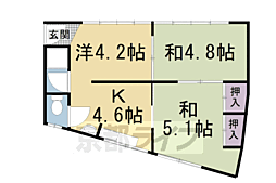 山内ビル 3DKの間取図画像