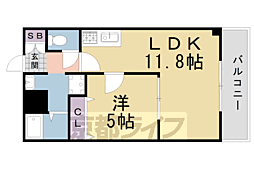 M'プラザ津田駅前12番館 1LDKの間取図画像