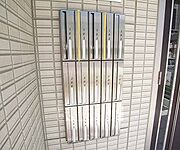 きれいな郵便受けです。
