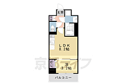 LEONCOMFORT西大路御池 1LDKの間取図画像