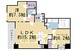 グランリソシエ烏丸御池 4階/404