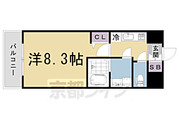 ダイワグレイスメゾン京都西七条 1Kの間取図画像