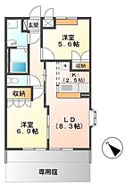 クレアトゥールB 101 ｜ 茨城県日立市東多賀町４丁目（賃貸アパート2LDK・1階・54.55㎡） その2