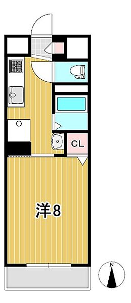 ワイズフラッツNC 402｜茨城県日立市大久保町１丁目(賃貸マンション1K・4階・27.96㎡)の写真 その2