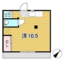 グリーン希望 202 ｜ 茨城県日立市鮎川町５丁目（賃貸アパート1R・2階・17.32㎡） その2