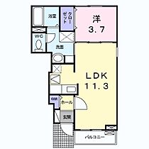 メゾン・ハピネII 103 ｜ 茨城県日立市滑川本町４丁目（賃貸アパート1LDK・1階・40.74㎡） その2