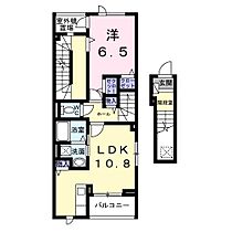 サンライズ・KT 202 ｜ 茨城県日立市東多賀町４丁目11-25（賃貸アパート1LDK・2階・43.93㎡） その2