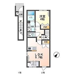 モン・マヤ(Mon maya) 1LDKの間取図画像