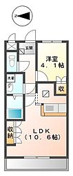 スターライズ 1LDKの間取図画像
