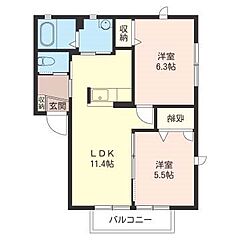物件の間取り