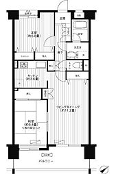 グランドパレス37 2LDKの間取図画像