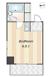 ニューガイアリルーム西葛西No.59 ワンルームの間取図画像