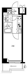 ルーブル住吉 1Kの間取図画像