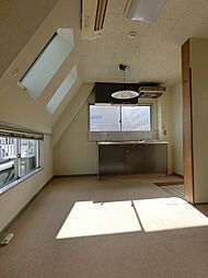 松岡コーポII 4階1DKのリビング/ダイニング