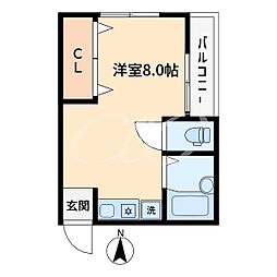 東武伊勢崎線 竹ノ塚駅 徒歩6分 2階/-