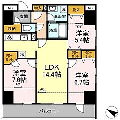 物件の間取り