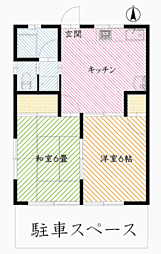 間取図画像 2DK