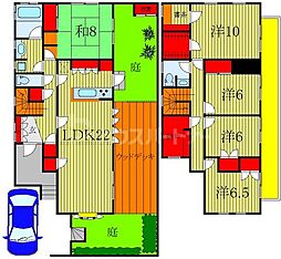 福島様貸家 2階5LDKの間取り