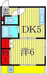 間取図画像 1DK