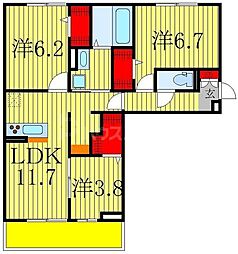 間取図画像 3LDK