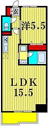 LuceVII 1LDKの間取図画像