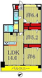 ホビアル・フェンテ 3LDKの間取図画像