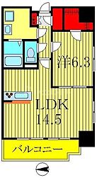 ArtGraceHill 1LDKの間取図画像